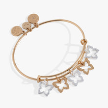 Load image into Gallery viewer, Butterfly Multi-Charm Bangle