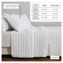 Load image into Gallery viewer, Floral Embossed Quilt Set - Floral Microsculpt Collection