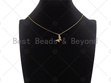 Load image into Gallery viewer, CZ Micro Pave Butterfly Shape Pendant, sku#L283