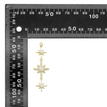 Load image into Gallery viewer, Clear CZ Pearl North Star Charm, Sku#LD512
