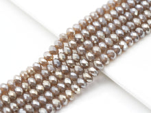 Load image into Gallery viewer, Mystic Champaign Agate Rondelle Faceted Beads, 4x6mm/5x8mm, Sku#UA283