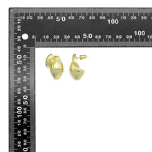 Load image into Gallery viewer, Gold Silver 3D Shell Stud Earrings, Sku#L736