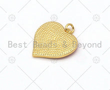 Load image into Gallery viewer, Gold Eagle On Colorful Enamel Heart Shape Pendant,18K gold Filled Heart Shape charm,Enamel Pendant,Enamel Jewelry,23x22mm,sku#L586