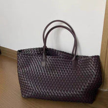 Load image into Gallery viewer, Large Capacity Embossed PU Leather Shoulder Tote Handbag