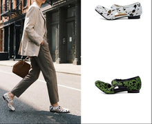 Load image into Gallery viewer, Pony Hair Split-Toe Tabi Mary Jane Flats