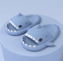 Load image into Gallery viewer, Cartoon Shark Slippers Funny Cute Soft EVA Indoor Outdoor Shoes