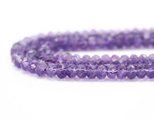 Load image into Gallery viewer, Genuine Quality Amethyst Rondelle Faceted Beads, Sku#UA275