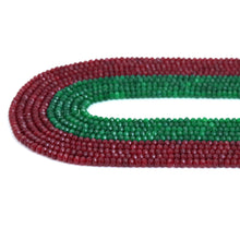 Load image into Gallery viewer, 2x3mm/2x4mm Fine Cut Rondelle Jade Beads, Sku#U2014