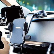 Load image into Gallery viewer, Adjustable Car Phone Holder – Suction Cup Dashboard Mount, Anti-Slip Grip, iPhone &amp; Android