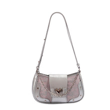 Load image into Gallery viewer, Mini Square Crossbody Bag for Women – PU Leather Shoulder &amp; Underarm Bag with Chain Strap | Stone Pattern