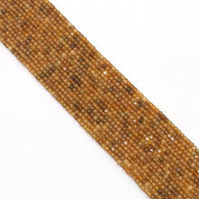 Load image into Gallery viewer, Genuine Yellow Tourmaline Faceted Cube Beads, 2.5mm, Sku#U1524