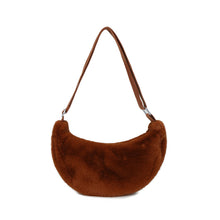 Load image into Gallery viewer, Women's Plush Crossbody Shoulder Tote Bag | Casual Lightweight Everyday Bag