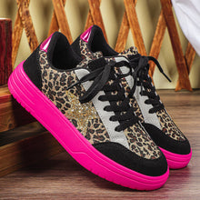 Load image into Gallery viewer, Leopard Print Retro Skate Shoes | Unisex Low-Top Sneakers | Men's &amp; Women's