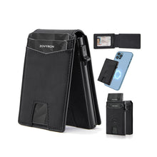 Load image into Gallery viewer, Premium Detachable Card Holder Wallet - Compact Vegan Leather Bifold with RFID Protection for Men &amp; Women
