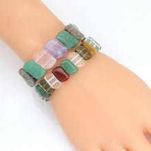 Load image into Gallery viewer, 8x14mm/12x17mm Rectangle Stretchy Bracelet, Sku#U1989