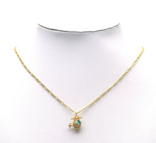 Load image into Gallery viewer, Gold CZ Helicopter Charm, Sku#LK691