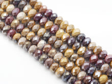 Load image into Gallery viewer, Mystic Genuine Mookaite Rondelle Faceted Beads, Sku#UA262