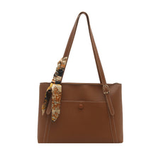 Load image into Gallery viewer, Women's High-Capacity PU Leather Shoulder Bag - Casual Streetwear Handbag with Multiple Pockets