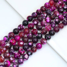 Load image into Gallery viewer, 14mm Red Pink Agate Round Smooth Beads, Sku#U1844