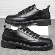 Load image into Gallery viewer, Men's Korean-Style Casual Low-Cut Shoes | Breathable PU Leather Sneakers