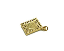 Load image into Gallery viewer, CZ Enamel Sunflower Charm, Sku#JL80