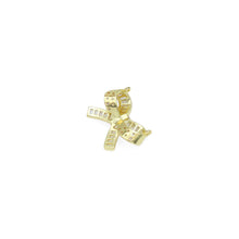 Load image into Gallery viewer, Baguette CZ Bowknot Connector Charm, Sku#LK919