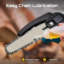Load image into Gallery viewer, 6-inch Cordless Mini Chainsaw – Handheld Electric, Lightweight, Battery-Powered