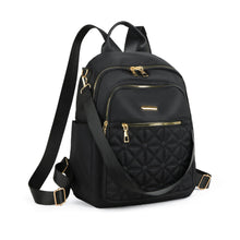Load image into Gallery viewer, Women's Lightweight Nylon Backpack - High Capacity Travel Bag with Multiple Pockets