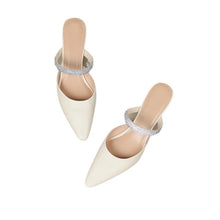 Load image into Gallery viewer, Women's Rhinestone Stiletto Heels – Closed Toe Dress Shoes | Sarah Express