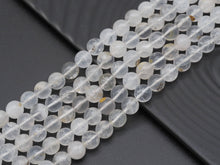 Load image into Gallery viewer, Genuine Picture Milky Quartz Round Smooth Beads, Sku#U1357