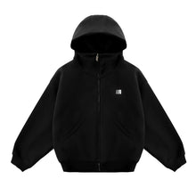 Load image into Gallery viewer, Heavyweight High-neck Air-layer Hooded Sweatshirt