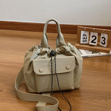 Load image into Gallery viewer, Women's Lightweight Oxford Cloth Shoulder Bag - Versatile Everyday Bucket Bag