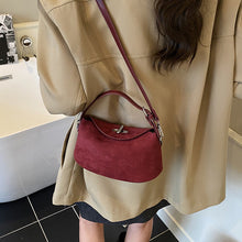 Load image into Gallery viewer, Women's Retro Dumpling Tote Shoulder Bag – PU Leather Handbag with Multiple Pockets