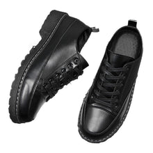 Load image into Gallery viewer, Men's Korean-Style Casual Low-Cut Shoes | Breathable PU Leather Sneakers