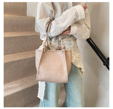 Load image into Gallery viewer, Women's High-Capacity Crossbody Bucket Bag - PU Leather Shoulder Bag with Adjustable Strap