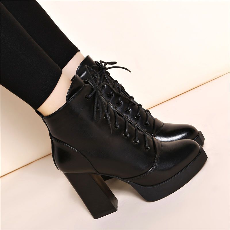 Men's British-Style Buckle Strap Low Shaft Boots | Round Toe Non-Slip Rubber Sole | Sizes 35–40