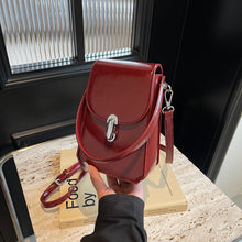 Load image into Gallery viewer, Women's Textured Square Tote Bag - PU Leather Handbag with Phone Pocket