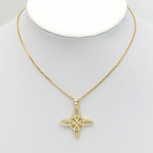 Load image into Gallery viewer, Gold Chinese Knot Flower Shape Charm, Sku#LK828