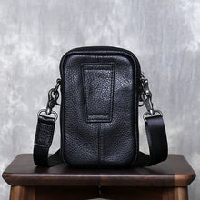 Load image into Gallery viewer, Men's Genuine Leather Small Crossbody Bag – Urban Minimalist Top-Layer Cowhide
