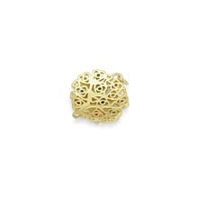 Load image into Gallery viewer, Gold Colorful CZ Heart Tree Charm, Sku#LD423