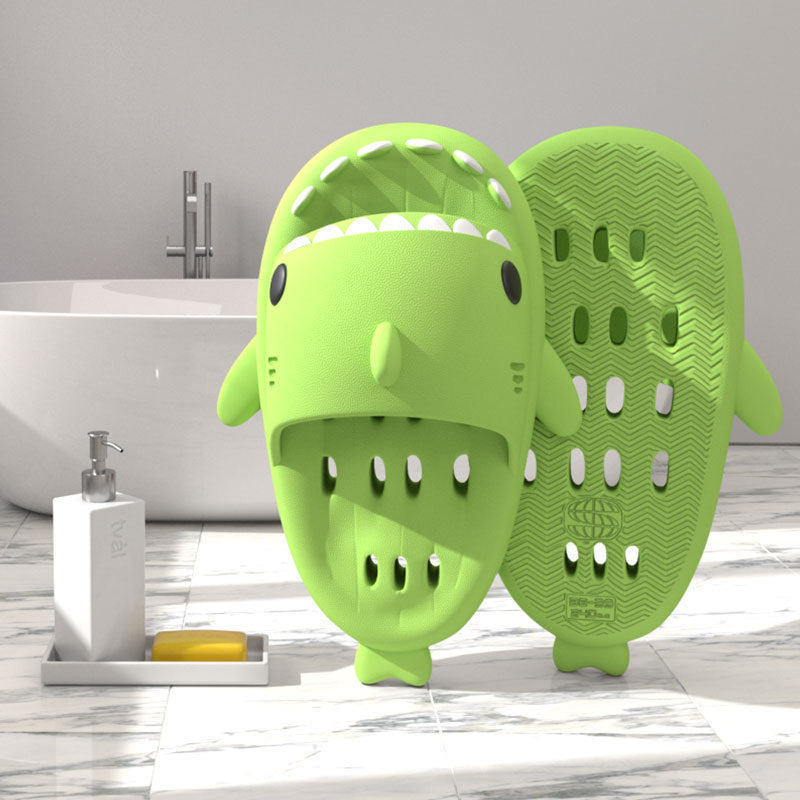 Shark Slides Shower Shoes With Drain Holes