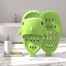 Load image into Gallery viewer, Shark Slides Shower Shoes With Drain Holes