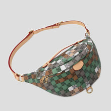 Load image into Gallery viewer, Women's Retro Plaid Crossbody Shoulder Bag - PU Leather Casual Handbag with Adjustable Strap