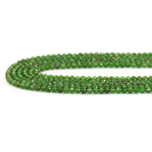 Load image into Gallery viewer, Genuine Green Diopside Round Faceted Beads, Sku#U1743c