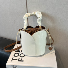 Load image into Gallery viewer, Women's Petal-Shaped Crossbody Bag - PU Leather Small Shoulder Bag with Adjustable Strap