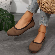 Load image into Gallery viewer, Women's Pointed-Toe Flyknit Slip-On Flats | Breathable Lightweight Casual Shoes
