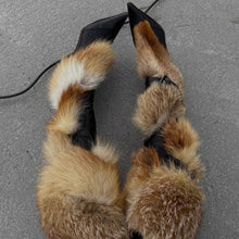 Load image into Gallery viewer, Women's Fluffy Stiletto Thigh-High Boots | Pigskin Slip-On Pointed-Toe Heels