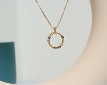 Load image into Gallery viewer, CZ Round Ring Charm, Sku#FH194