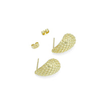 Load image into Gallery viewer, Hammered Teardrop Earrings, Sku#LD573