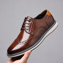 Load image into Gallery viewer, Premium Men's Business Casual Leather Shoes - Classic Lace-Up Oxford Dress Shoes